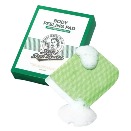 מאמס באת' פדים לפילינג גוף לחידוש העור - Mom's Bath Recipe Body Peeling Pad (8 units) - לעור חלק ורך