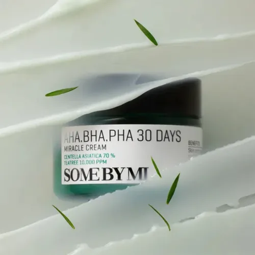 סום ביי מי קרם פנים מירקל 30 הימים - SOME BY MI AHA.BHA.PHA 30 Days Miracle Cream (60g) - לטיפול באקנה והרגעת העור