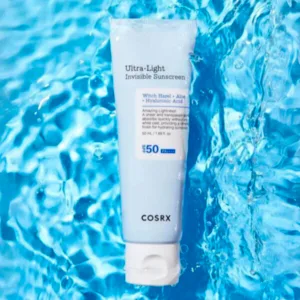 קוסרקס קרם הגנה שקוף SPF50 אולטרה קליל ונספג במהירות - 50 מ"ל | COSRX Aloe +++ Soothing Sunscreen SPF50+ PA 