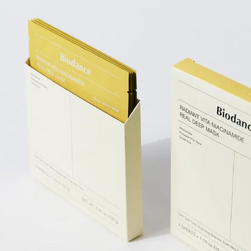 מסכת הידרוג'ל ביודאנס להבהרה וזוהר - Biodance Radiant Vita Niacinamide Real Deep Mask