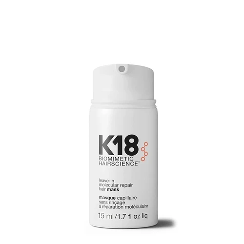קיי 18 | K18 Leave-In Molecular Repair Hair Mask מסכה ללא שטיפה לתיקון ושיקום מולקולרי של השיער - 15ml