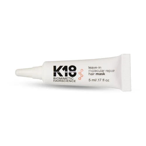 קיי 18 | K18 Leave-In Molecular Repair Hair Mask מסכה ללא שטיפה לתיקון ושיקום מולקולרי של השיער - 5ml