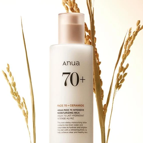 Anua Rice 70 Intensive Moisturizing Milk 150ml | אנואה חלב לחות אינטנסיבי אורז 70 150 מ"ל