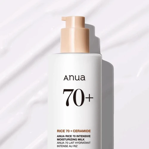 Anua Rice 70 Intensive Moisturizing Milk 150ml | אנואה חלב לחות אינטנסיבי אורז 70 150 מ"ל