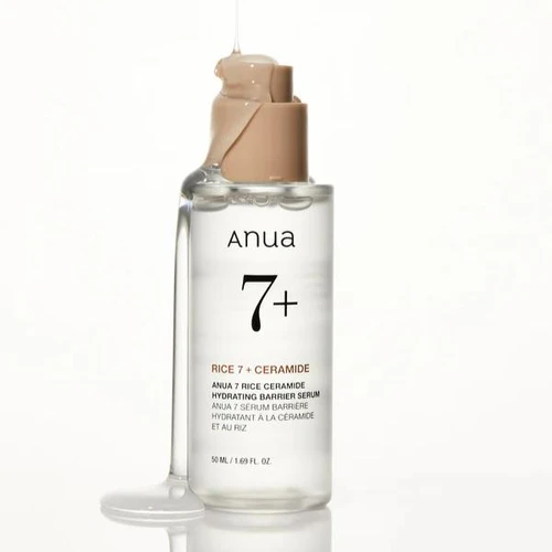 Anua Rice 7 Ceramide Hydrating Barrier Serum 50ml | אנואה סרום אורז 7 סרמיד לחיזוק מחסום העור 50 מ"ל