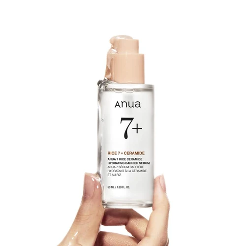 Anua Rice 7 Ceramide Hydrating Barrier Serum 50ml | אנואה סרום אורז 7 סרמיד לחיזוק מחסום העור 50 מ"ל