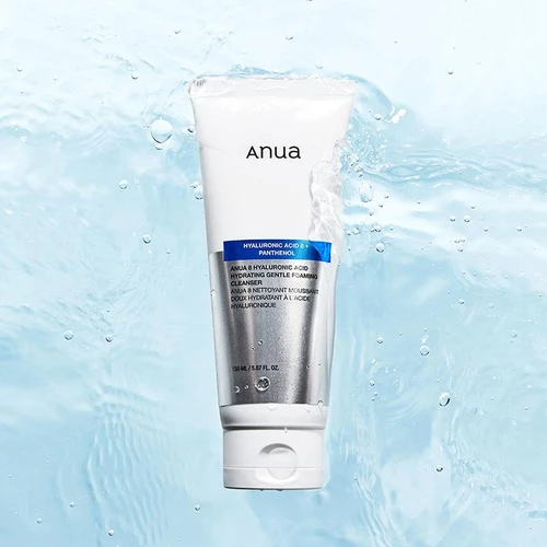 Anua 8 Hyaluronic Acid Hydrating Gentle Foaming Cleanser 150ml | אנואה קצף ניקוי 8 חומצה היאלורונית 150 מ"ל