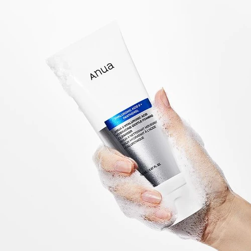 Anua 8 Hyaluronic Acid Hydrating Gentle Foaming Cleanser 150ml | אנואה קצף ניקוי 8 חומצה היאלורונית 150 מ"ל