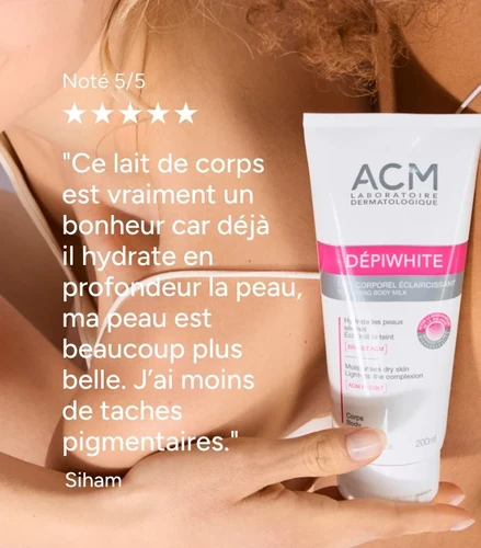 ACM Depiwhite Brightening Body Milk 200ml | ACM דפיווייט חלב גוף מבהיר 200 מ"ל