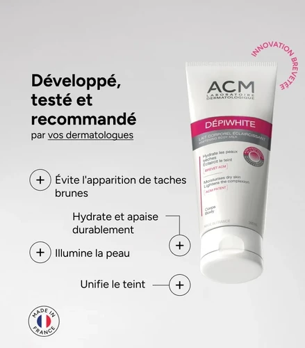 ACM Depiwhite Brightening Body Milk 200ml | ACM דפיווייט חלב גוף מבהיר 200 מ"ל