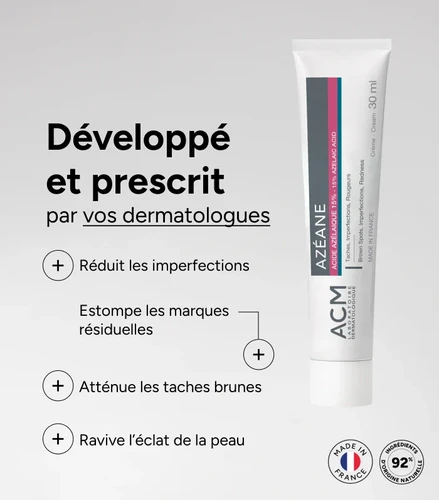 ACM Azeane 15% Azelaic Acid Cream 30ml | ACM אזאן קרם חומצה אזלאית 15% 30 מ"ל