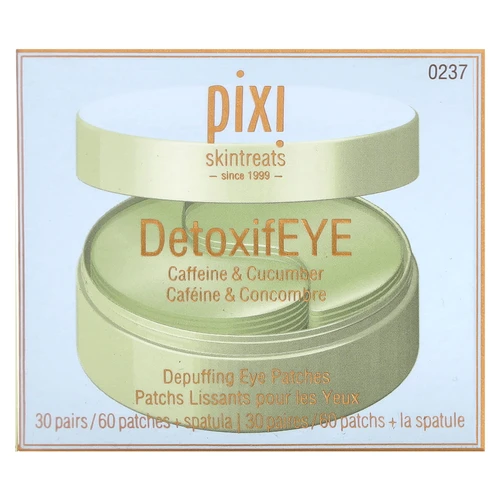 Pixi DetoxifEYE Hydrating Eye Patches 60pcs | פיקסי פאצ'ים לעיניים דטוקסיפאי 60 יח'