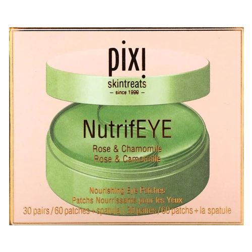 Pixi NutrifEYE Rose-Infused Eye Patches 60pcs | פיקסי פאצ'ים לעיניים נוטריפאי ורדים 60 יח'