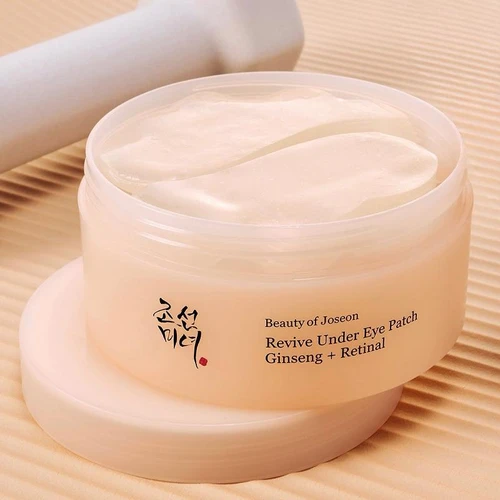 Beauty of Joseon Revive Under Eye Patch Ginseng + Retinal 60pcs | ביוטי אוף ג'וסון פאצ'ים לעיניים ג'ינסנג רטינל 60 יח'