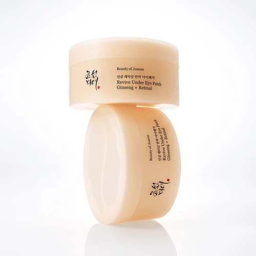 Beauty of Joseon Revive Under Eye Patch Ginseng + Retinal 60pcs | ביוטי אוף ג'וסון פאצ'ים לעיניים ג'ינסנג רטינל 60 יח'