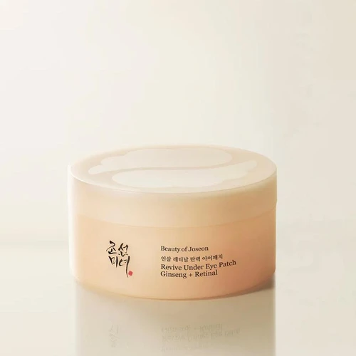 Beauty of Joseon Revive Under Eye Patch Ginseng + Retinal 60pcs | ביוטי אוף ג'וסון פאצ'ים לעיניים ג'ינסנג רטינל 60 יח'