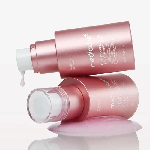 Medicube PDRN Pink Collagen Exosome Shot 7000 Serum | מדיקיוב סרום אקסוזום PDRN פינק קולגן 7000