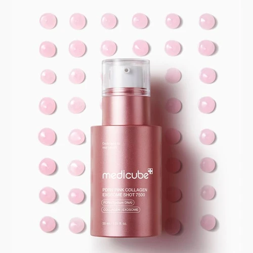 Medicube PDRN Pink Collagen Exosome Shot 7000 Serum | מדיקיוב סרום אקסוזום PDRN פינק קולגן 7000