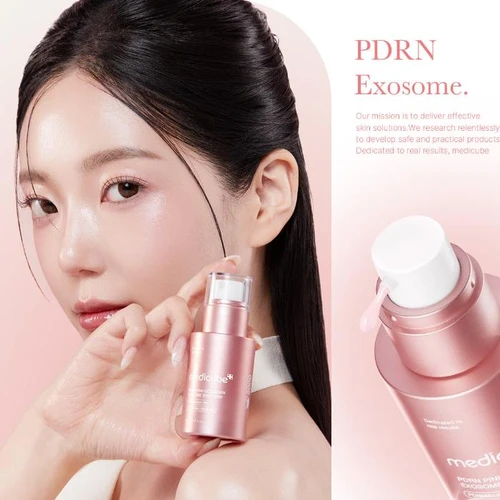 Medicube PDRN Pink Collagen Exosome Shot 7000 Serum | מדיקיוב סרום אקסוזום PDRN פינק קולגן 7000