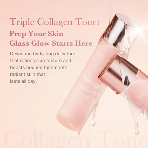 Medicube Triple Collagen Toner 4.0 150ml | מדיקיוב טונר טריפל קולגן 150 מ"ל