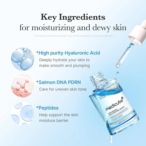 Medicube Hyaluronic Multi Peptide Serum 50ml | מדיקיוב סרום היאלורוני מולטי פפטיד 50 מ"ל