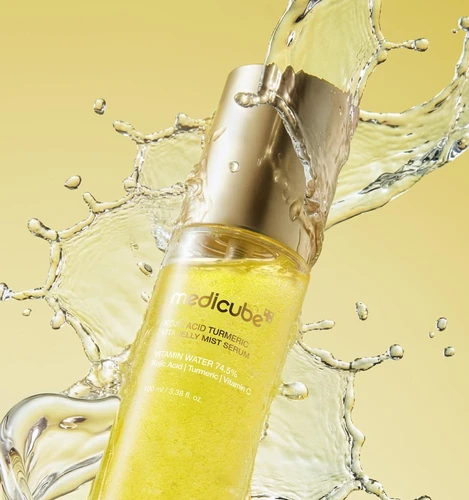 Medicube Kojic Acid Turmeric Vita Jelly Mist Serum 100ml | מדיקיוב מיסט סרום ג'לי קוג'יק כורכום ויטמין 100 מ"ל