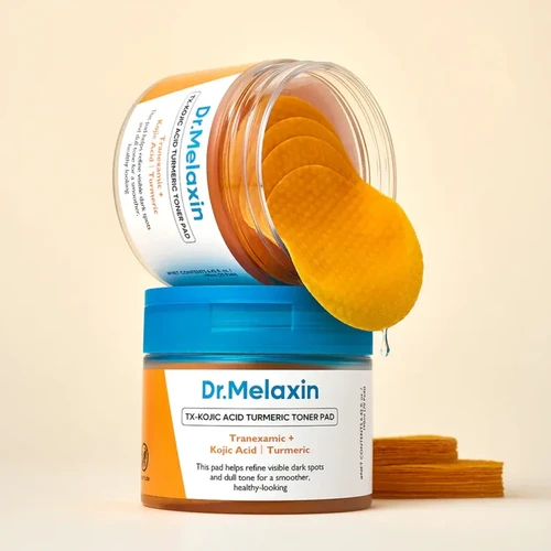 Dr.Melaxin TX-Kojic Acid Turmeric Toner Pads | ד"ר מלקסין פדים טונר חומצה קוג'ית וכורכום