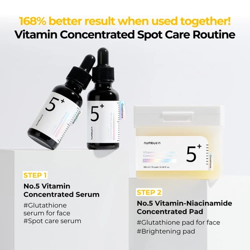 Numbuzin No.5 Glutathione Vitamin C Concentrated Serum 30ml | נמבוזין סרום 5 גלוטתיון ויטמין C מרוכז 30 מ"ל