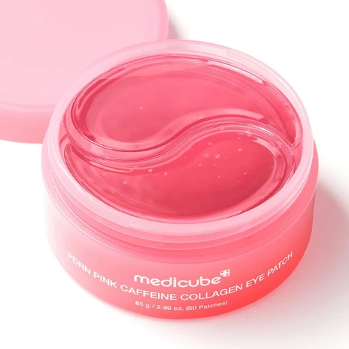 Medicube PDRN Pink Caffeine Collagen Eye Patch 60pcs | מדיקיוב פאצ'ים לעיניים PDRN קפאין קולגן 60 יח'