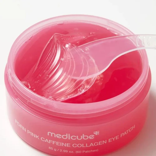 Medicube PDRN Pink Caffeine Collagen Eye Patch 60pcs | מדיקיוב פאצ'ים לעיניים PDRN קפאין קולגן 60 יח'