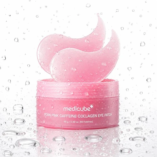 Medicube PDRN Pink Caffeine Collagen Eye Patch 60pcs | מדיקיוב פאצ'ים לעיניים PDRN קפאין קולגן 60 יח'