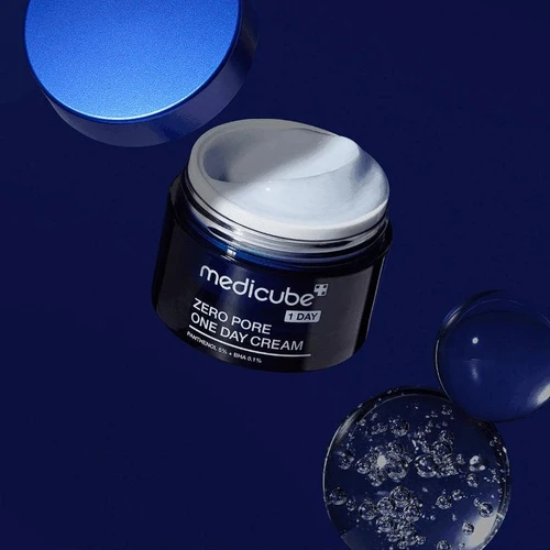 Medicube Zero Pore One Day Cream Panthenol 5% + BHA 50ml | מדיקיוב קרם זירו פור ואן דיי 50 מ"ל