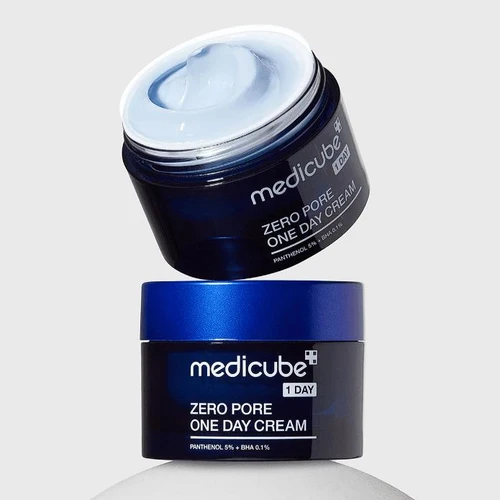 Medicube Zero Pore One Day Cream Panthenol 5% + BHA 50ml | מדיקיוב קרם זירו פור ואן דיי 50 מ"ל