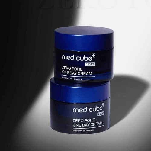 Medicube Zero Pore One Day Cream Panthenol 5% + BHA 50ml | מדיקיוב קרם זירו פור ואן דיי 50 מ"ל