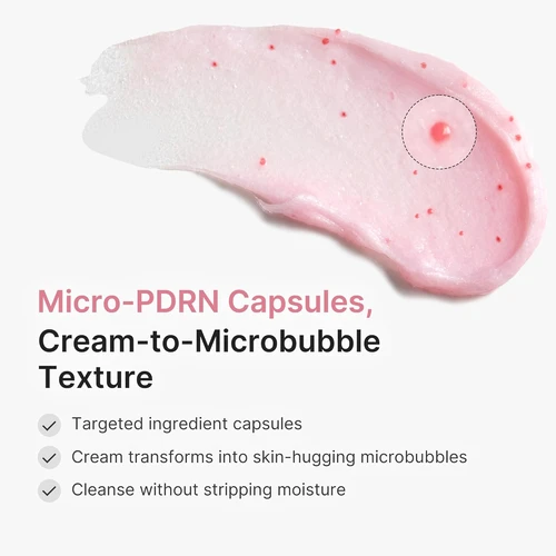 מדיקיוב קצף ניקוי פנים PDRN וגלוטתיון 120 גרם | Medicube PDRN Pink Glutathione Capsule Cleansing Foam 120g