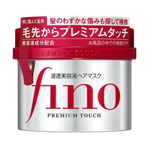 מארז פינו Fino Premium Touch לשיער – שמפו 550 מ״ל, מרכך 550 מ״ל, מסכה 230 גרם ושמן 70 מ״ל