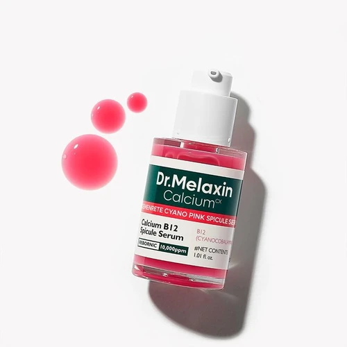 ד״ר מלקסין סרום ורוד סידן B12 ספייקול 30 מ״ל | Dr.Melaxin Cemenrete Cyano Pink Spicule Serum 30ml