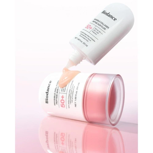 ביודאנס פלואיד הגנה קולגן ופפטידים SPF50+ PA++++ 50 מ״ל