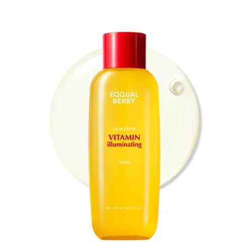 איקוול ברי טונר ויטמינים להבהרה וזוהר - EQQUALBERRY Glow Filter Vitamin Illuminating Toner (150ml) - לטיפול בפיגמנטציה ומראה עור קורן