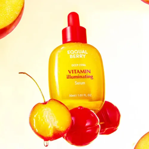 איקוול ברי סרום ויטמינים להבהרה וזוהר - EQQUALBERRY Vitamin Illuminating Serum (30ml) - לטיפול בפיגמנטציה ומראה עור קורן