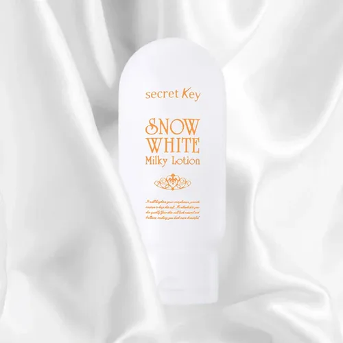 סיקרט קי סנואו ווייט מילקי לושן - Secret Key Snow White Milky Lotion (120g) - למראה עור בהיר, זוהר ורווי בלחות
 