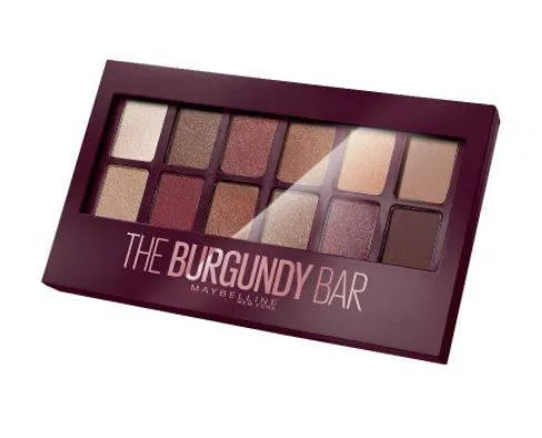 Maybelline The Burgundy Bar Eyeshadow Palette | פלטת צלליות מייבלין דה ברגנדי בר