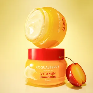 איקוול ברי קרם ויטמינים להבהרה וזוהר - EQQUALBERRY Vitamin Illuminating Cream (50ml) - לטיפול בפיגמנטציה ומראה עור קורן