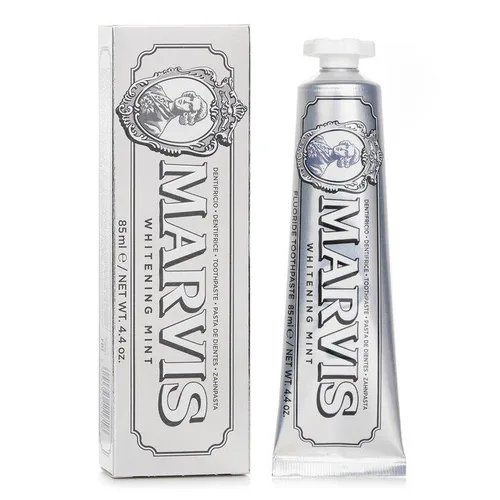 מארוויס משחת שיניים מלבינה בטעם מנטה - Marvis Whitening Mint Toothpaste (85ml) - לחיוך לבן, נקי ורענן