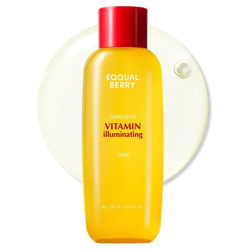 איקוול ברי טונר ויטמינים להבהרה וזוהר - EQQUALBERRY Glow Filter Vitamin Illuminating Toner (150ml) - לטיפול בפיגמנטציה ומראה עור קורן