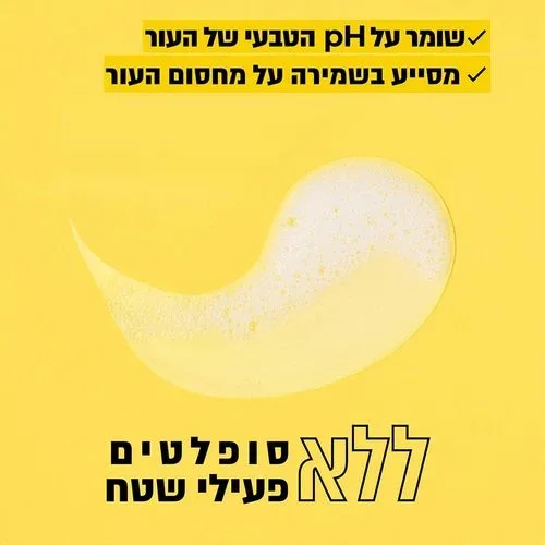 גארנייה ג'ל ניקוי פנים ויטמין C להבהרה וזוהר | Garnier SkinActive Brightening Cream Cleanser Vitamin C