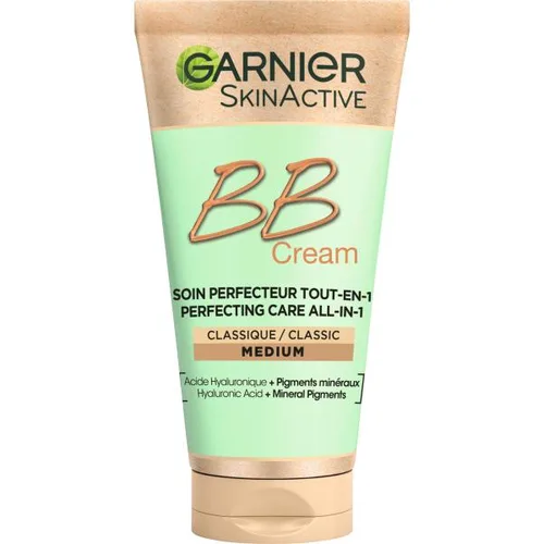 גרנייה קרם BB קלאסי למראה עור מושלם - Garnier SkinActive BB Cream Klassik SPF 15 - Mittel (50ml)