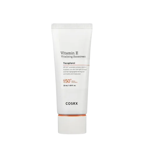 קוסרקס קרם הגנה SPF50 מועשר בוויטמין E לשיקום והגנה על העור - 50 מ"ל | COSRX Vitamin E Vitalizing Sunscreen 50ml