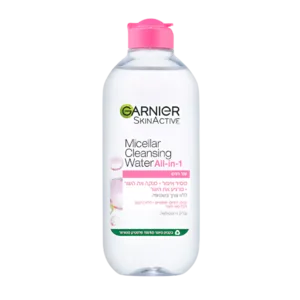 Garnier Micellar Cleansing Water Sensitive Skin 400ml | גרנייה מים מיסלריים להסרת איפור, ניקוי והרגעת העור 400 מ"ל
