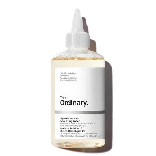 The Ordinary Glycolic Acid 7% Exfoliating Toner 240ml | דה אורדינרי טונר חומצה גליקולית 7% לחידוש והבהרת העור 240 מ"ל